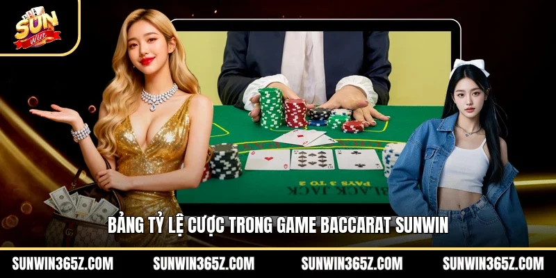 Baccarat Sunwin - Kinh Nghiệm Cược Đỉnh Cao Cho Hội Viên 3 Sunwin Bảng tỷ lệ cược trong game baccarat Sunwin