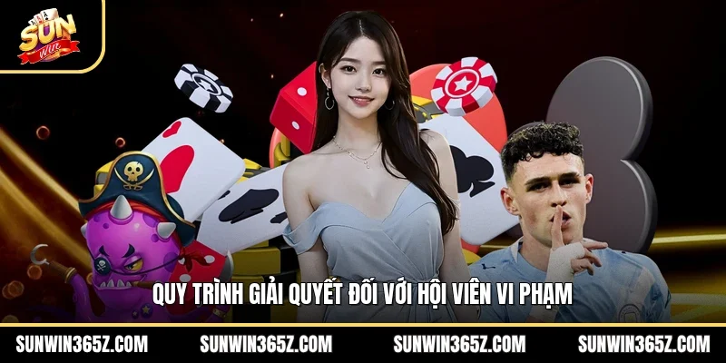 Điều Khoản Điều Kiện 2 Sunwin Quy trình giải quyết đối với hội viên vi phạm